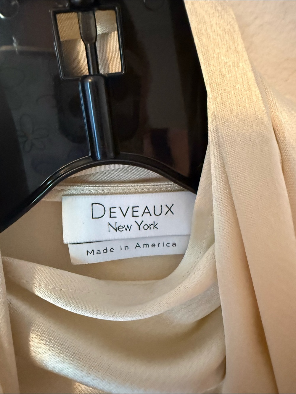 Deveaux New York Draped Scarf Shirt